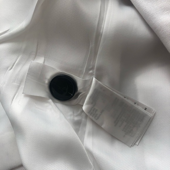 White Blazer with Black Detailing - Picture 8 of 9